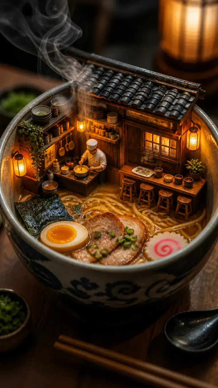 Forklore Worlds miniature food universe