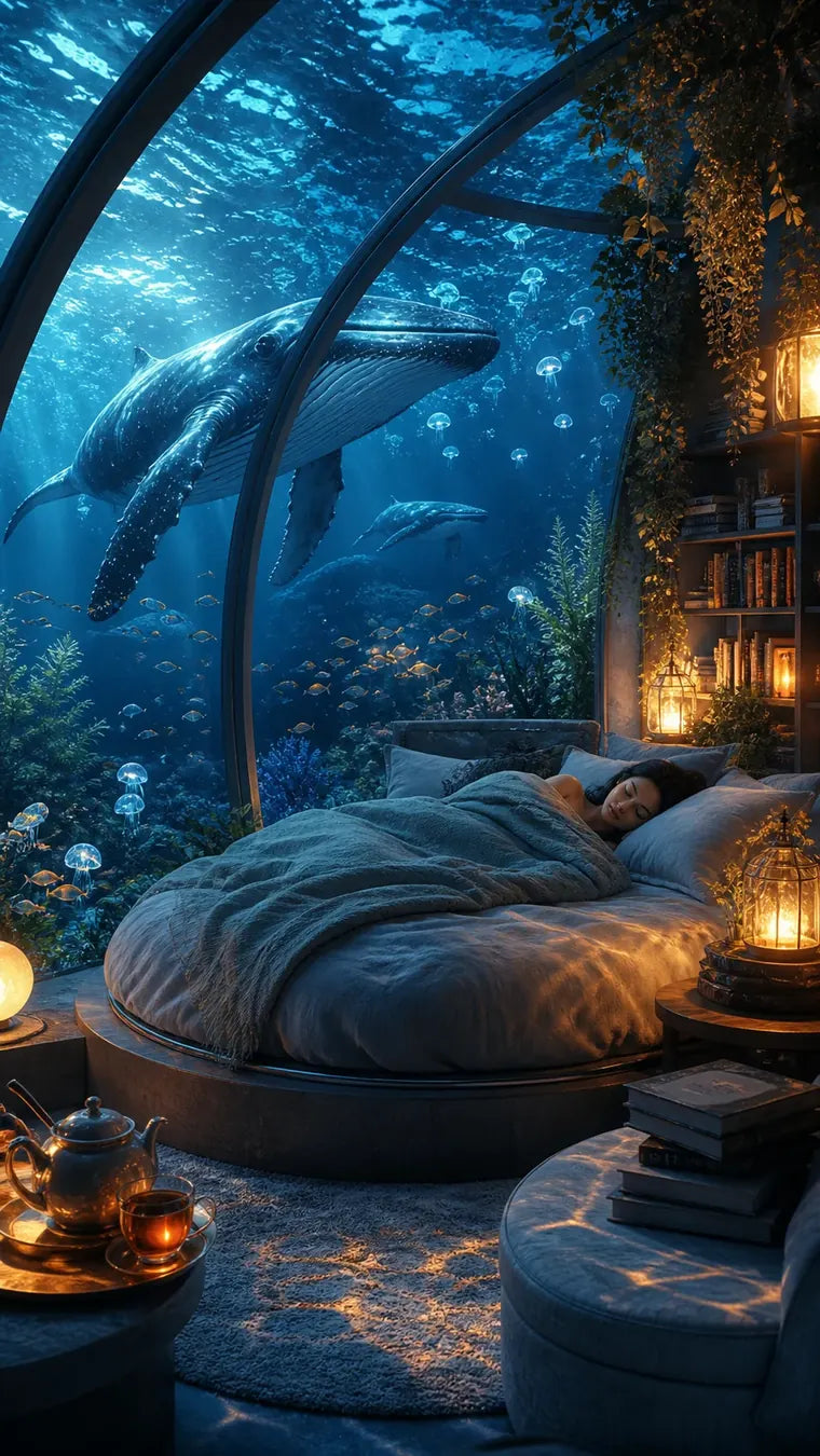 Tideloom Rooms underwater bedroom